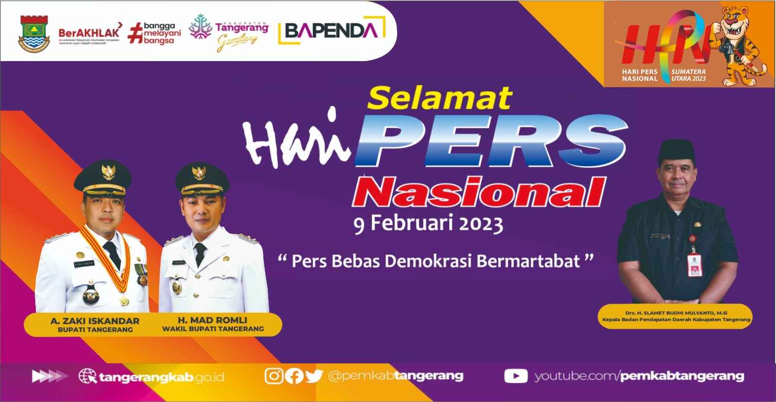 Bapenda Kabupaten Tangerang – Hari Pers Nasional Tahun 2023