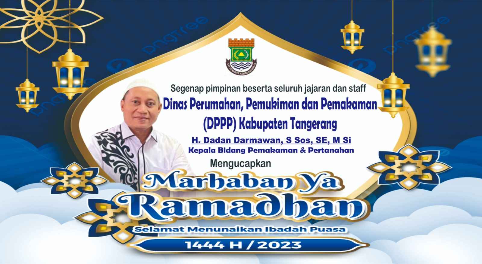 Dinas Perumahan Pemukiman dan Pemakaman ( DPPP ) Kabupaten Tangerangengucalam : Marhaban Yaa Romadhon 1444 H / 2023